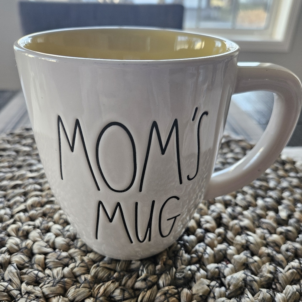Rae Dunn Mom's Mug Double Sided with flower